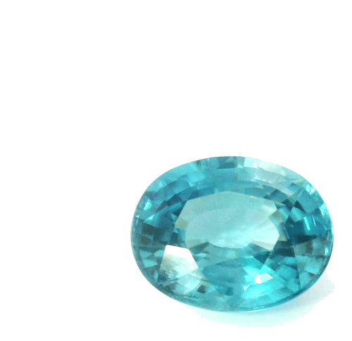 5.55 carat BLUE Oval Zircon (1)