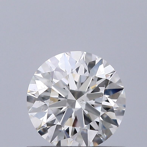 0.51 carat F-SI1 Excellent cut Natūralus Round Deimantas (1)