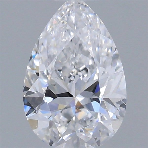 0.3 carat D-SI1 Natūralus Pear Deimantas (1)