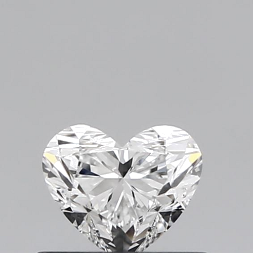 0.41 carat F-VVS1 Natūralus Heart Deimantas (1)
