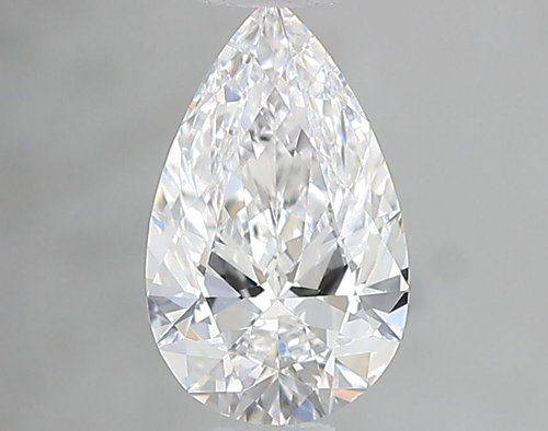 0.58 carat E-VS1 Natūralus Pear Deimantas (1)