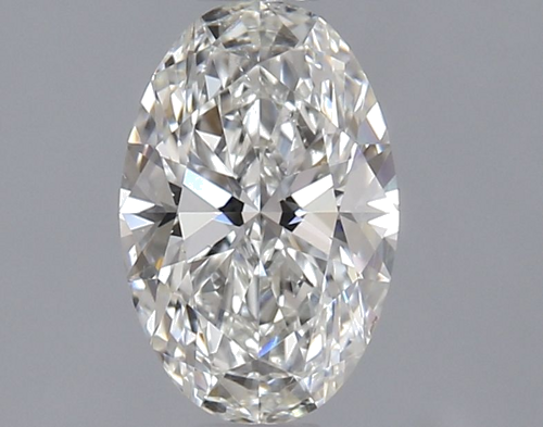 1.01 carat H-SI1 Natūralus Oval Deimantas (1)