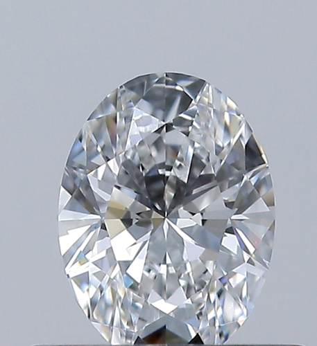 0.38 carat D-VVS2 Natūralus Oval Deimantas (1)