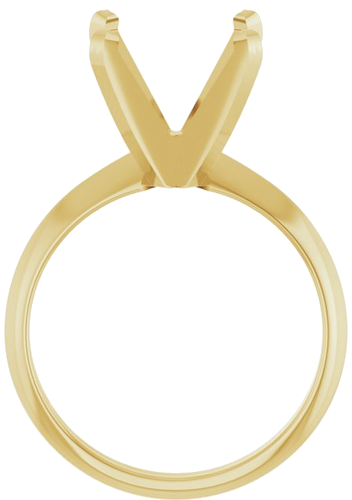 Sužadėtuvių Žiedas „Solitaire“ 14k yellow gold Round 11.2mm (2)