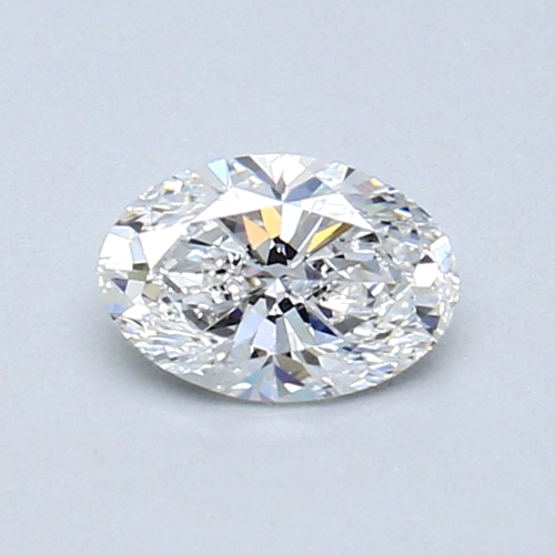 0.5 carat D-SI1 Natūralus Oval Deimantas (1)
