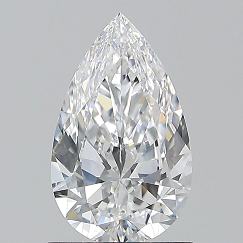 1.02 carat D-VVS1 Natūralus Pear Deimantas (1)