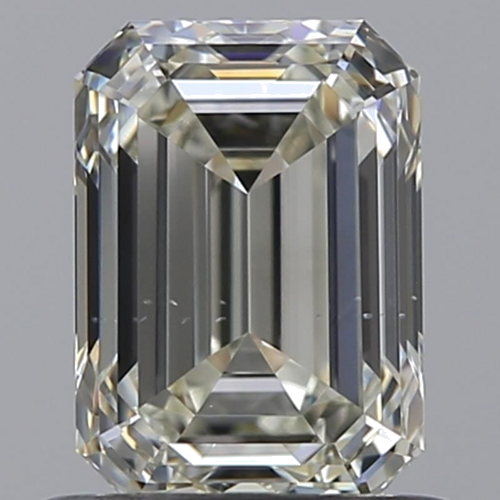 0.9 carat K-SI1 Natūralus Emerald Deimantas (1)