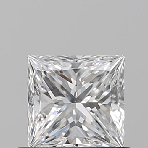 0.58 carat E-VS2 Natūralus Princess Deimantas (1)