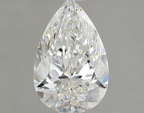 1.02 carat G-SI1 Natūralus Pear Deimantas (1)