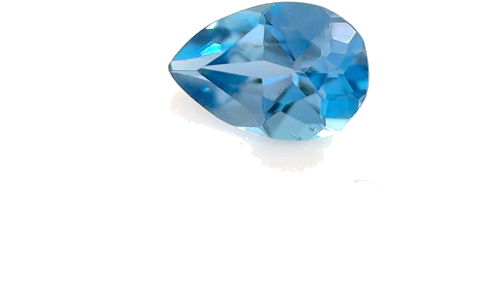 0.37 carat BLUE Pear Aquamarine (1)