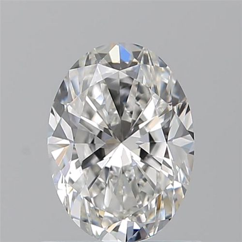 0.9 carat F-VVS2 Natūralus Oval Deimantas (1)