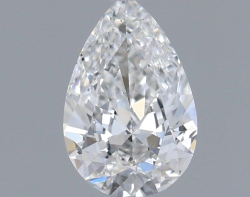 0.5 carat E-SI1 Natūralus Pear Deimantas (1)