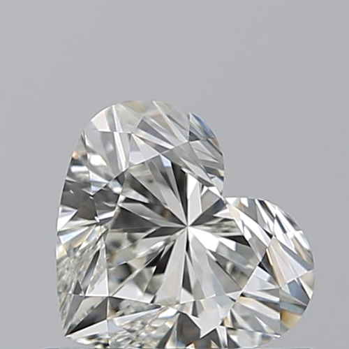 0.61 carat I-VVS1 Natūralus Heart Deimantas (1)
