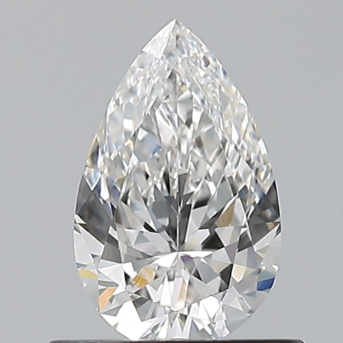 0.6 carat F-VS2 Natūralus Pear Deimantas (1)