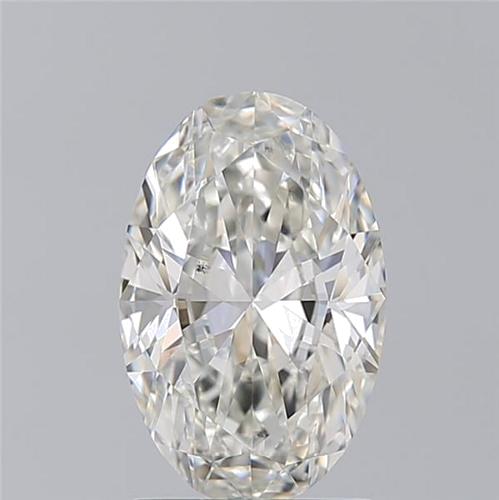 1.7 carat H-SI1 Natūralus Oval Deimantas (1)