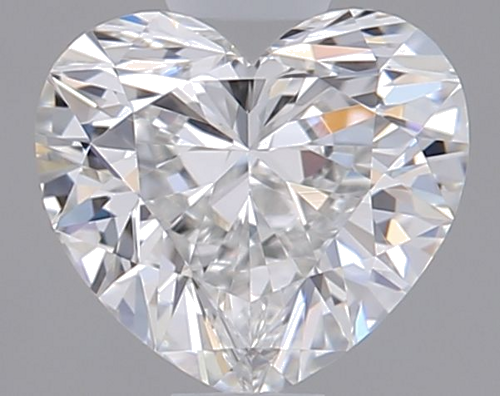 0.41 carat F-IF Natūralus Heart Deimantas (1)