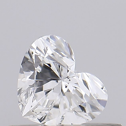 0.3 carat F-SI1 Natūralus Heart Deimantas (1)