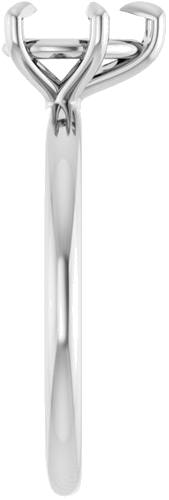 Sužadėtuvių Žiedas „Solitaire“ 417 Baltojo Aukso Pear Shape 8mm x 6mm (4)