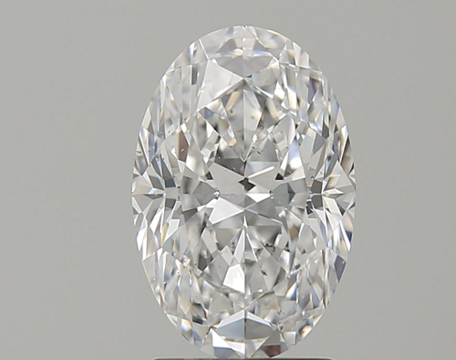 2.01 carat D-SI1 Natūralus Oval Deimantas (1)