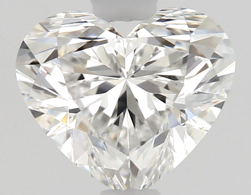 0.81 carat E-VS1 Natūralus Heart Deimantas (1)