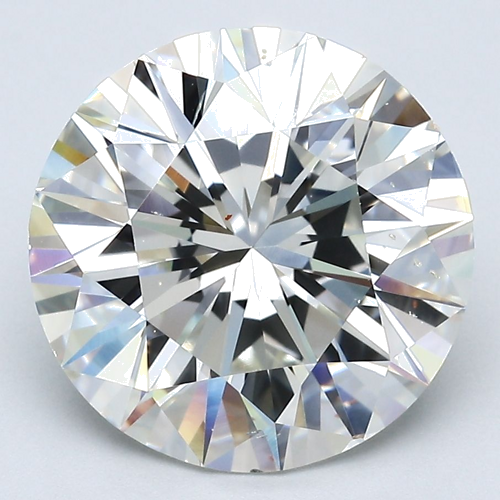 5.31 carat I-SI1 Excellent cut Natūralus Round Deimantas (1)