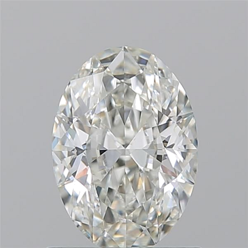 1.01 carat H-SI1 Natūralus Oval Deimantas (1)
