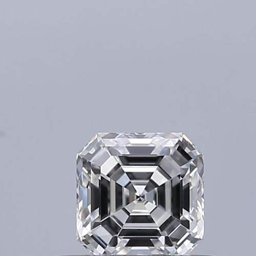 0.37 carat D-VVS1 Natūralus Asscher Deimantas (1)