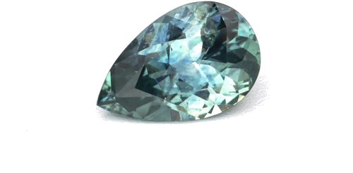 0.43 carat GREEN Pear Safyras (1)