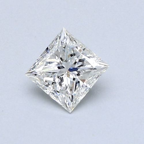 0.51 carat H-VVS2 Natūralus Princess Deimantas (1)