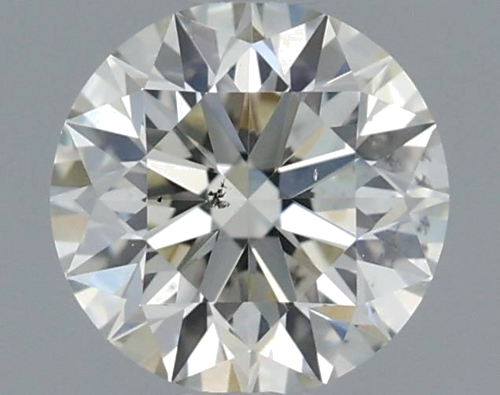 0.61 carat K-SI2 Excellent cut Natūralus Round Deimantas (1)