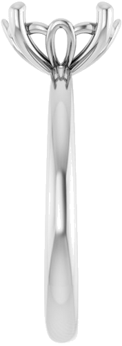 Sužadėtuvių Žiedas „Solitaire“ 585 Baltojo Aukso Oval 9mm x 7mm (4)