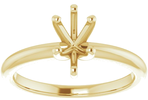 Sužadėtuvių Žiedas „Solitaire“ 585 Geltonojo Aukso Pear Shape 8mm x 5mm (3)