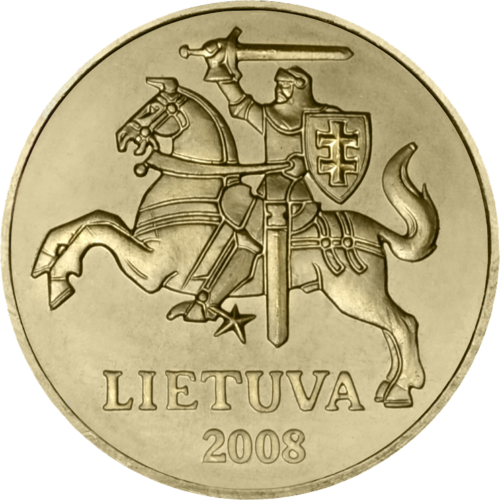 1998 - 2014 Литва 20 центов UNC монета (разные года выпуска) (2)
