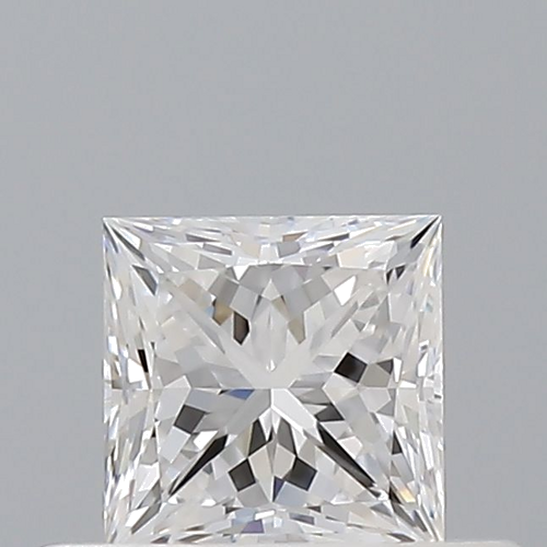 0.42 carat D-VVS1 Natūralus Princess Deimantas (1)