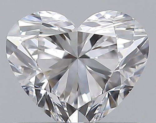 0.63 carat D-VVS2 Natūralus Heart Deimantas (1)