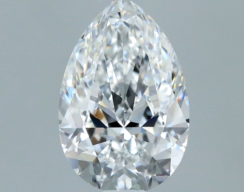 0.7 carat D-VVS1 Natūralus Pear Deimantas (1)