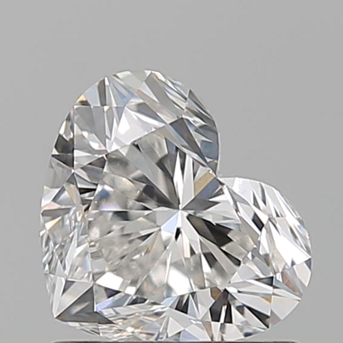 1.01 carat H-VS1 Natūralus Heart Deimantas (1)