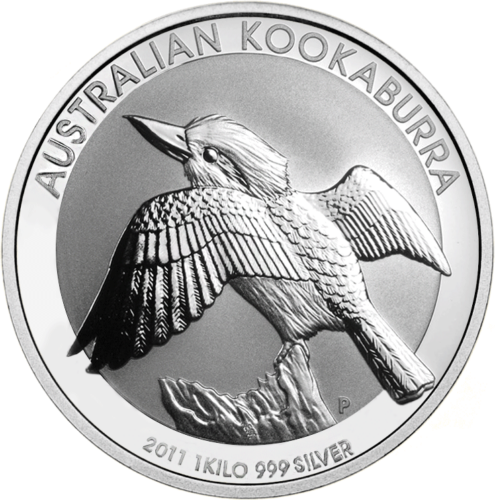 1 кг. Сребърна монета Kookaburra 2011 Австралия (1)