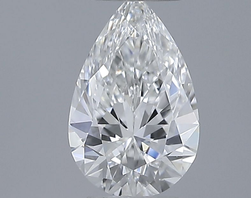 0.6 carat F-VS2 Natūralus Pear Deimantas (1)