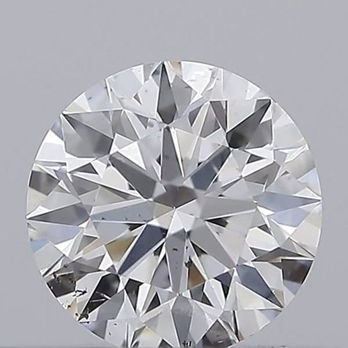 0.42 carat F-SI2 Excellent cut Natūralus Round Deimantas (1)