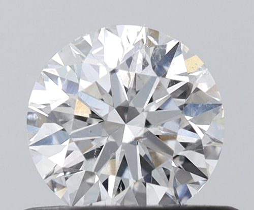 0.5 carat E-SI2 Excellent cut Natūralus Round Deimantas (1)