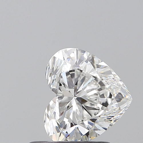 0.86 carat E-VS2 Natūralus Heart Deimantas (1)