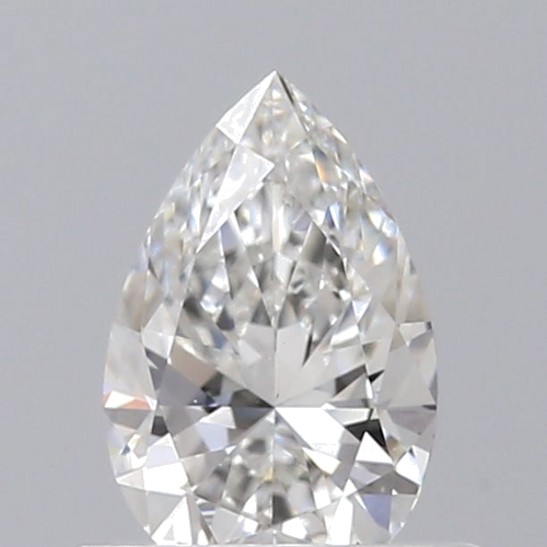 0.5 carat F-VS2 Natūralus Pear Deimantas (1)