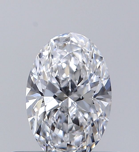 0.4 carat D-VVS2 Natūralus Oval Deimantas (1)