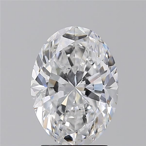 2.01 carat D-SI2 Natūralus Oval Deimantas (1)
