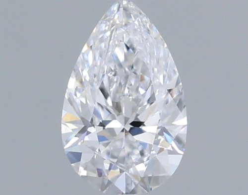 0.35 carat D-VVS2 Natūralus Pear Deimantas (1)