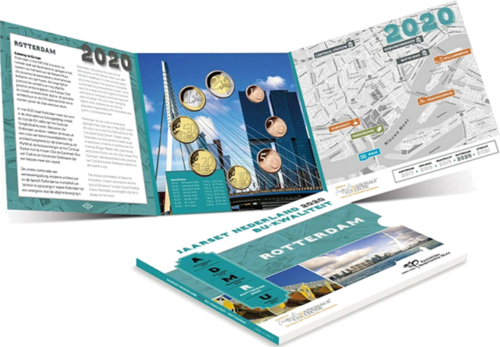 2020 Nyderlandai Roterdamas BU Euro monetų rinkinys (1)