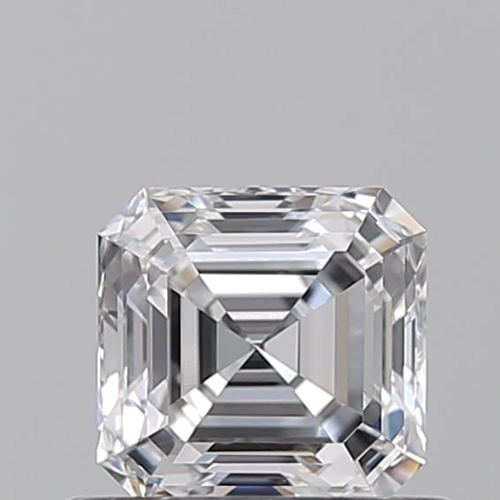0.6 carat D-VVS2 Natūralus Asscher Deimantas (1)