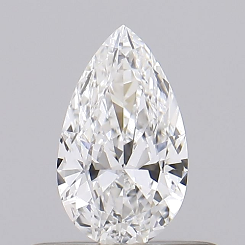 0.38 carat E-VVS2 Natūralus Pear Deimantas (1)