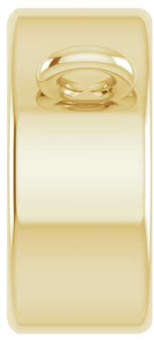 Pakabukas „Rose-Cut Bezel-Set“ 585 Geltonojo Aukso Round 5mm (3)